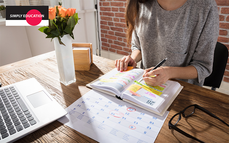 Student drafting a Academic revision plan