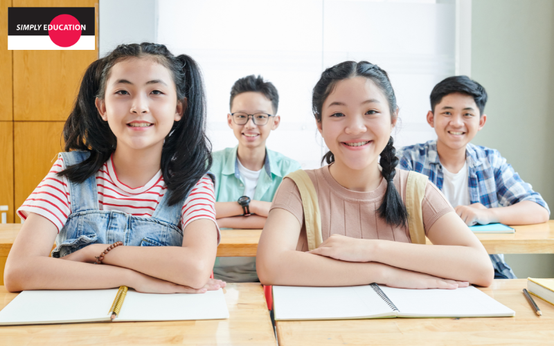 Students in tuition centre